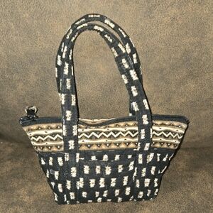 Stylish Black and Tan Women's Handbag